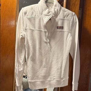Vineyard Vines Cream Quarter-Zip Pullover